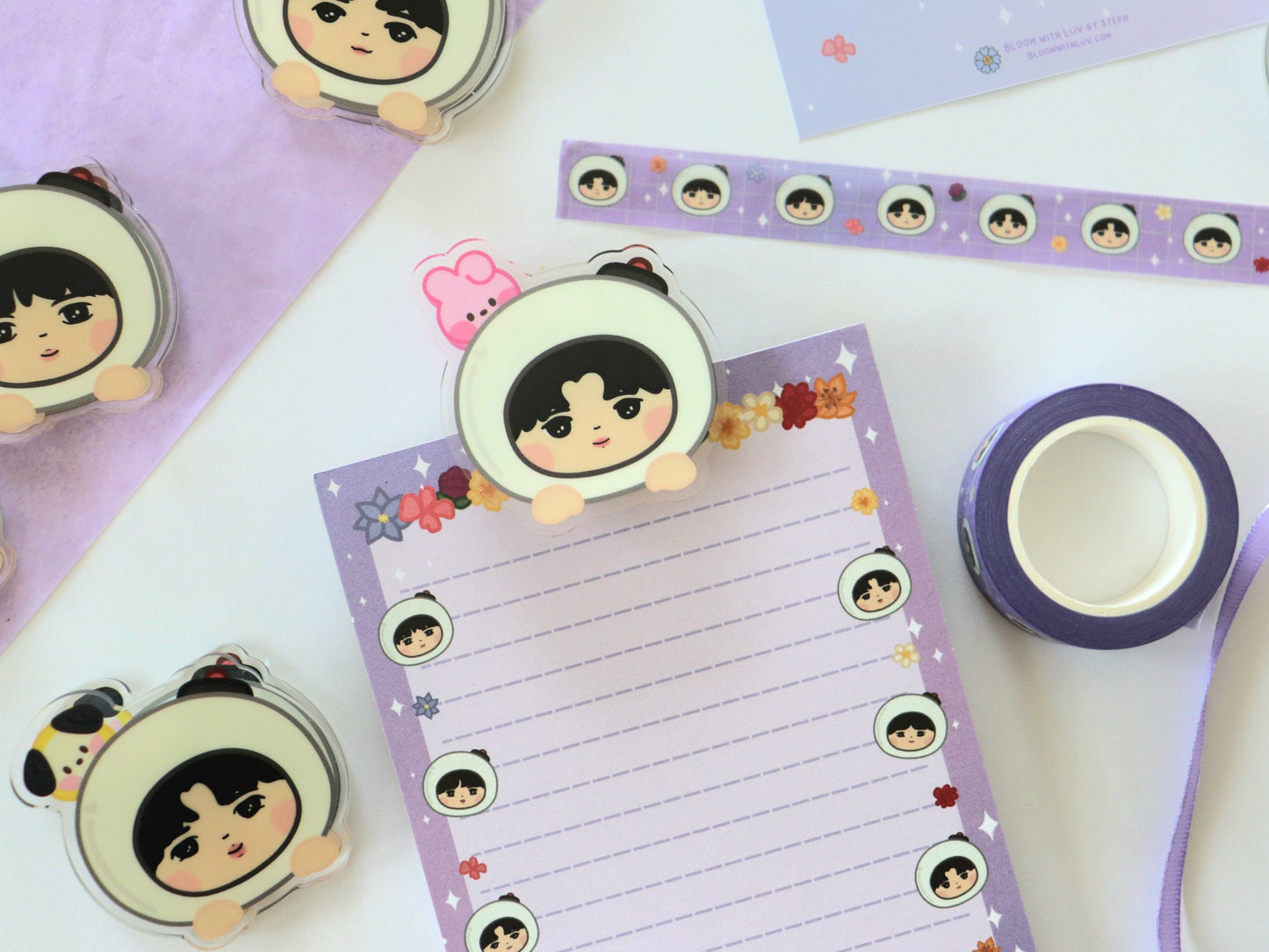 Forever ARMY's Light Acrylic Binder Clip