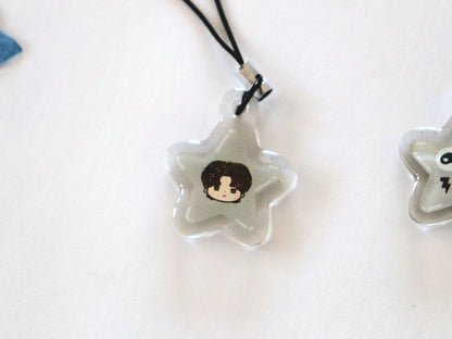 Seokjinnie's Buddies Double-Sided Glitter Mini Charm