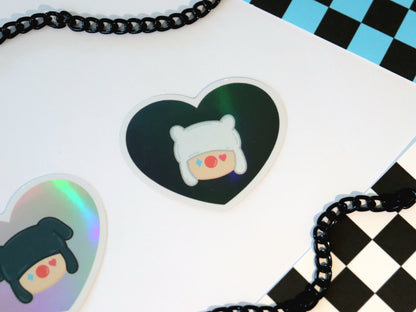 Hobi Jack in the Box Heart Holo Sticker Set