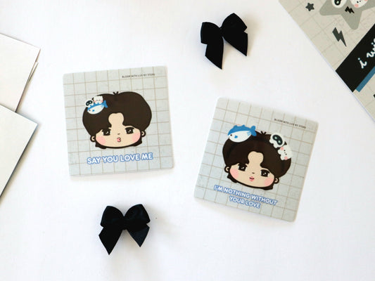 Seokjinnie's Buddies Headwear Sticker Set