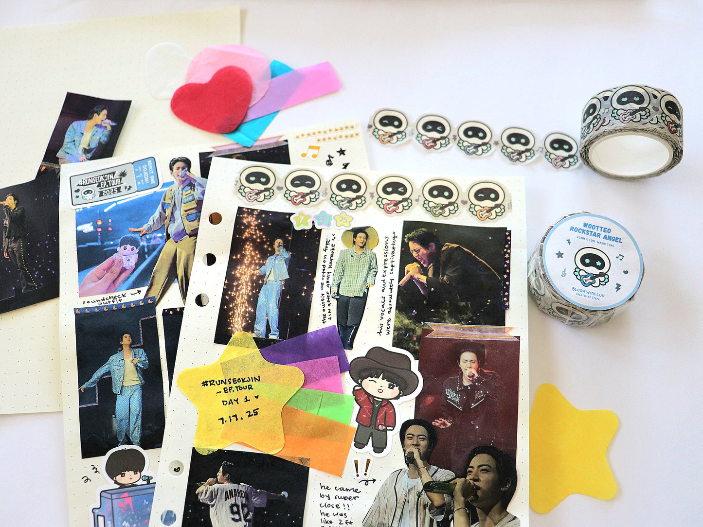 Wootteo Rockstar Angel Die Cut Washi Tape