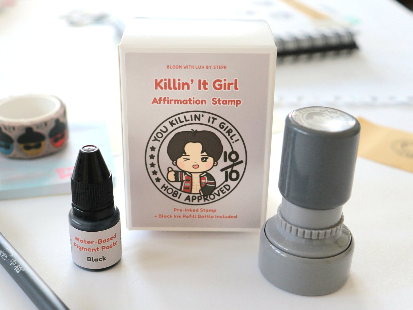 Hobi KIG Affirmation Self-Ink Stamp Set
