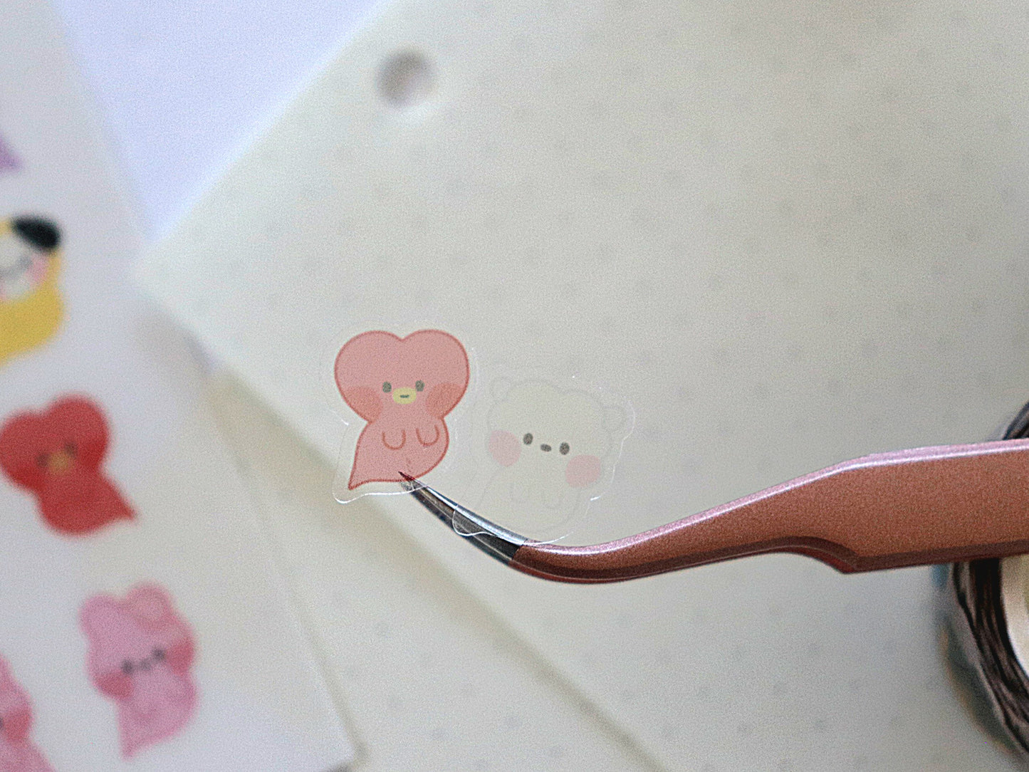 Minini Ghosts Translucent Deco Sticker Sheet