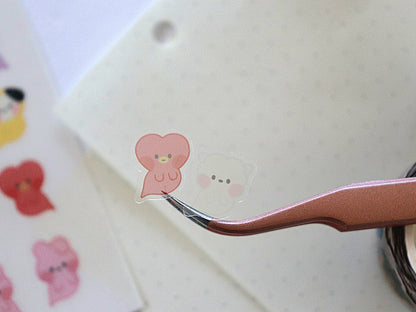 Minini Ghosts Translucent Deco Sticker Sheet
