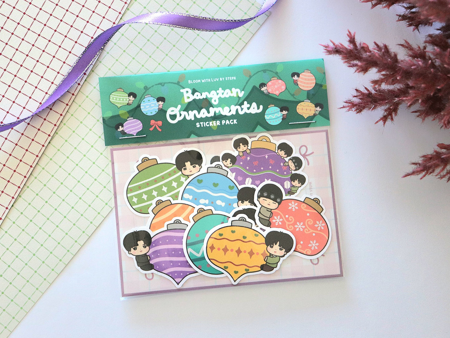 Bangtan Ornaments Sticker Pack