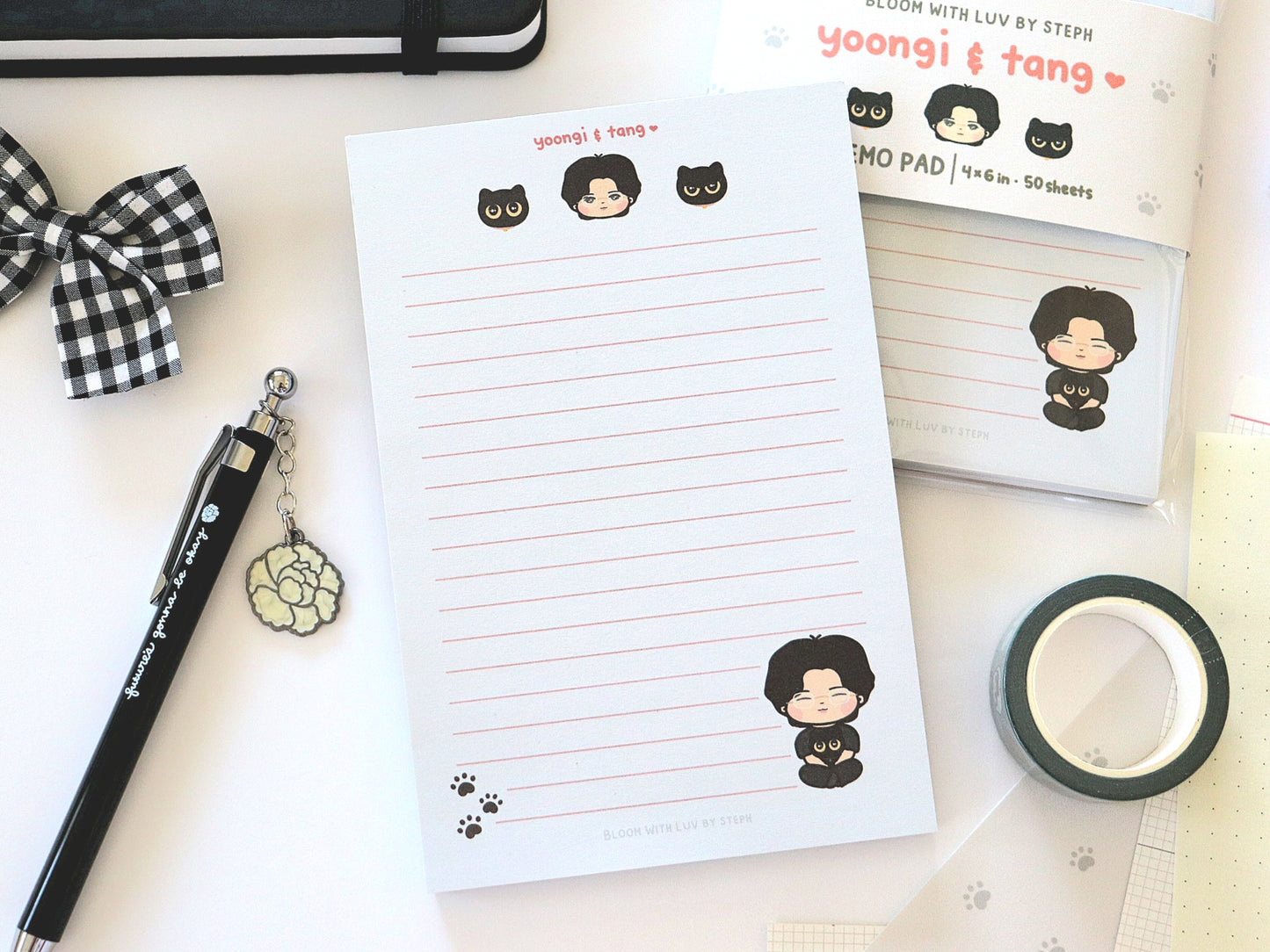 Yoongi and Tang Memo Pad