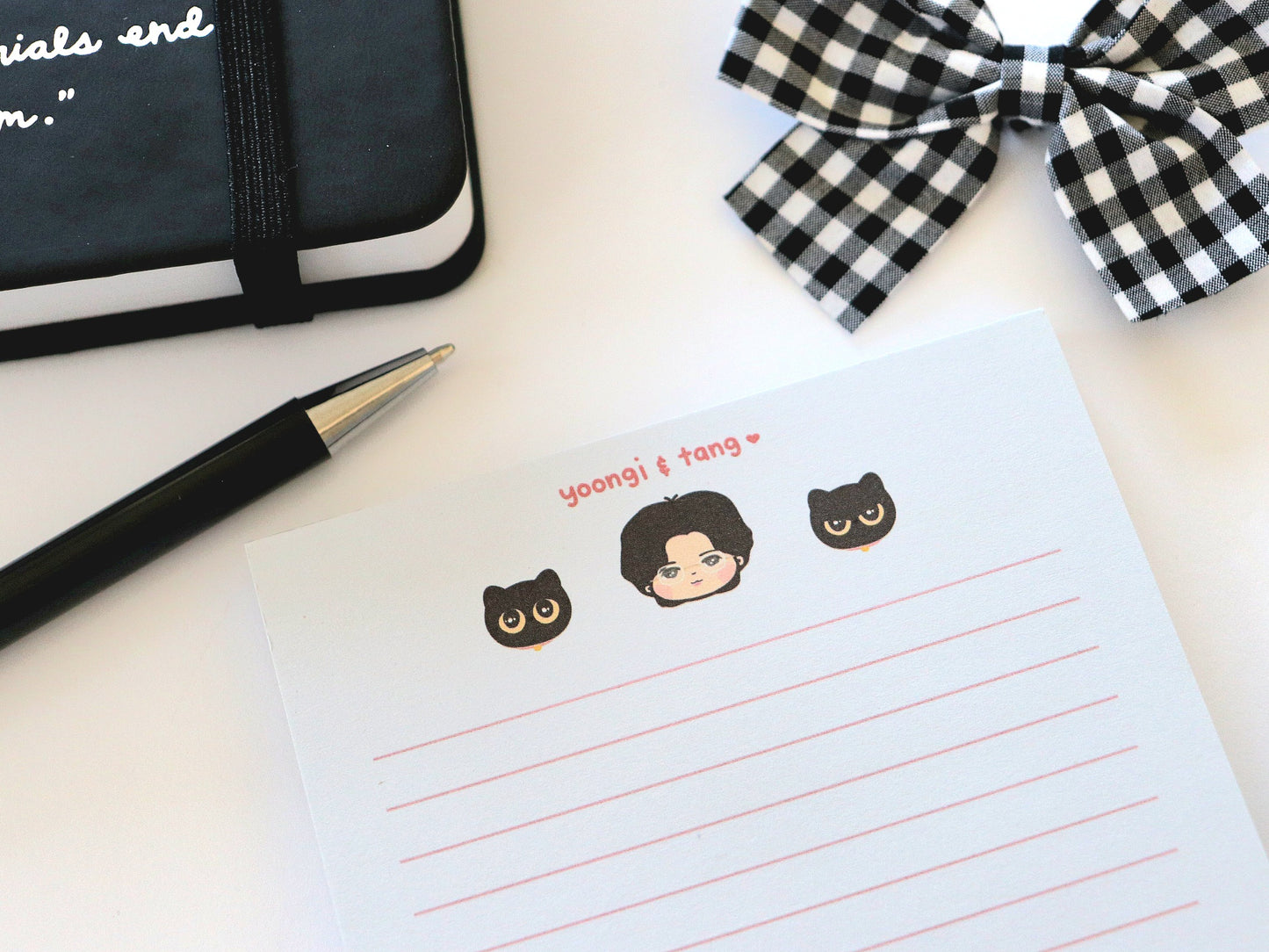 Yoongi and Tang Memo Pad