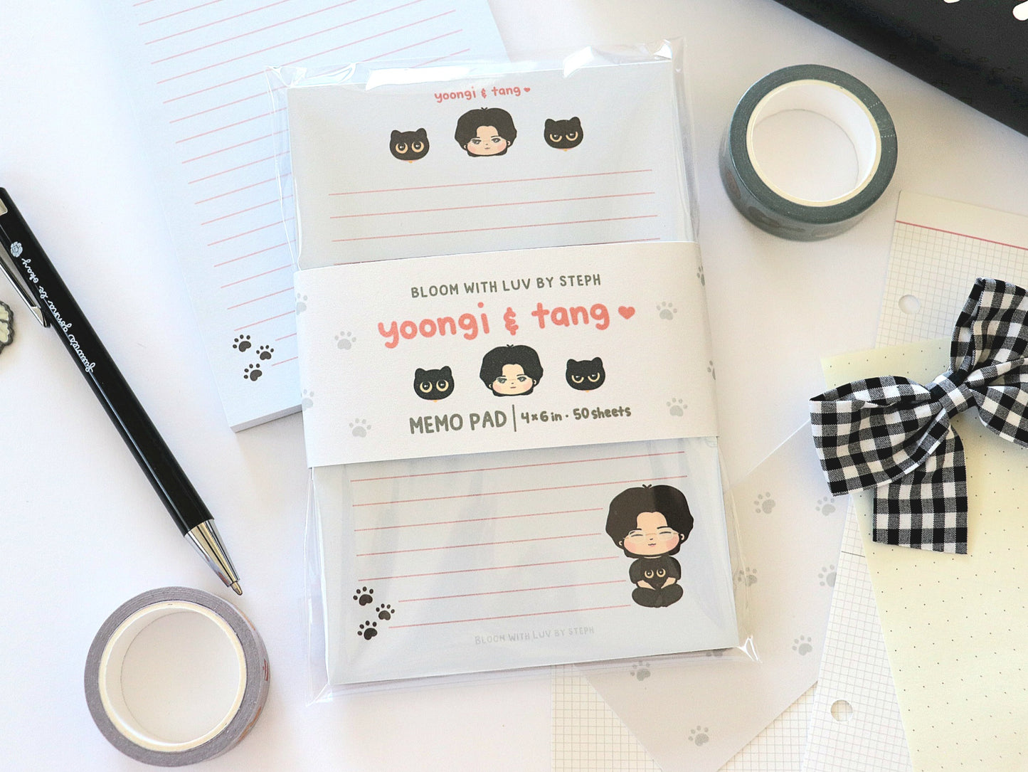 Yoongi and Tang Memo Pad