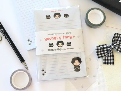 Yoongi and Tang Memo Pad