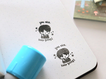 Jimin Nice Affirmation Self-Ink Stamp Set
