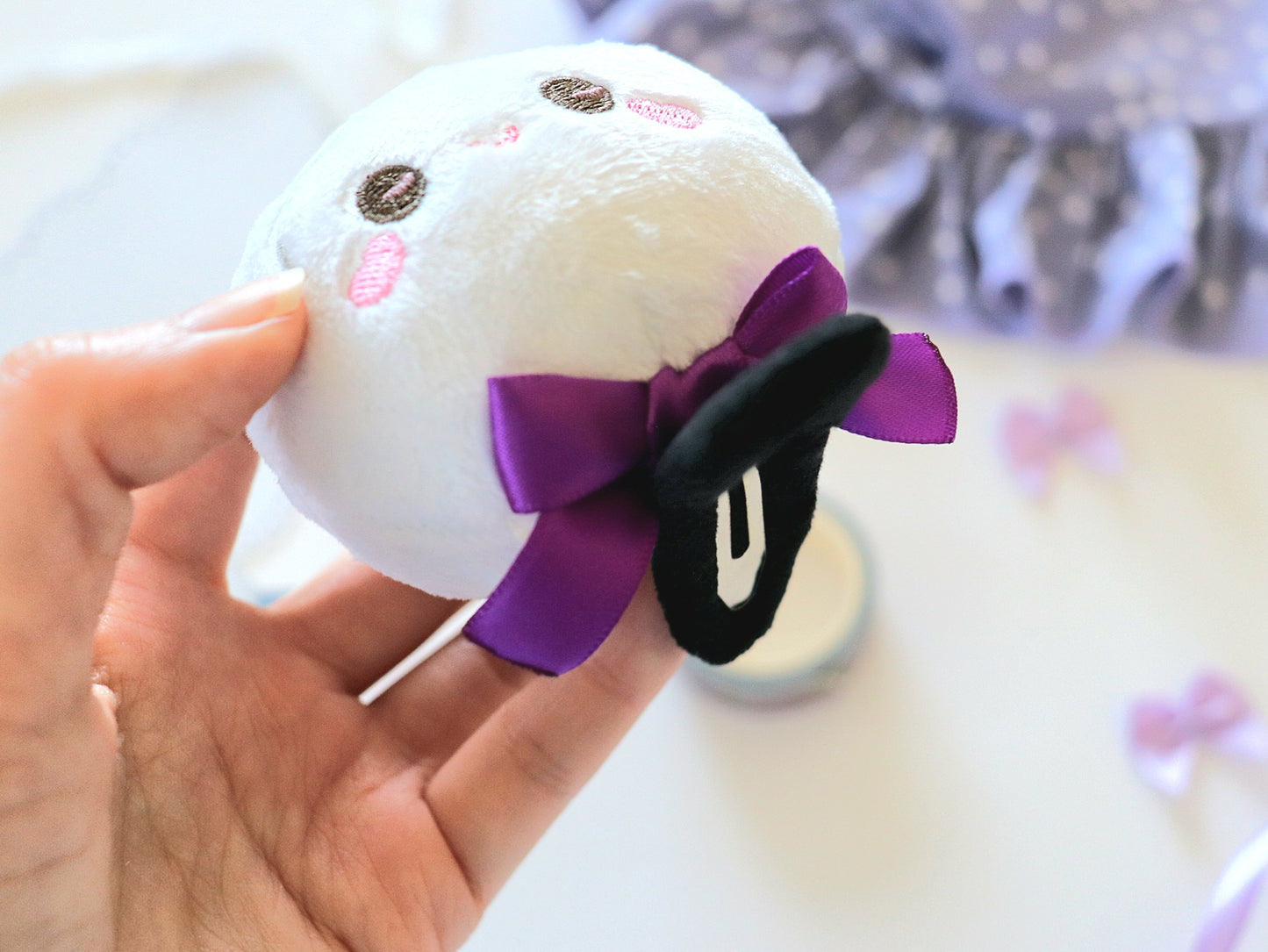 [PRE-ORDER] ARMY Bam Borahae Plush Hair Clip | Est. Ship Date: April - May 2026 (read description)