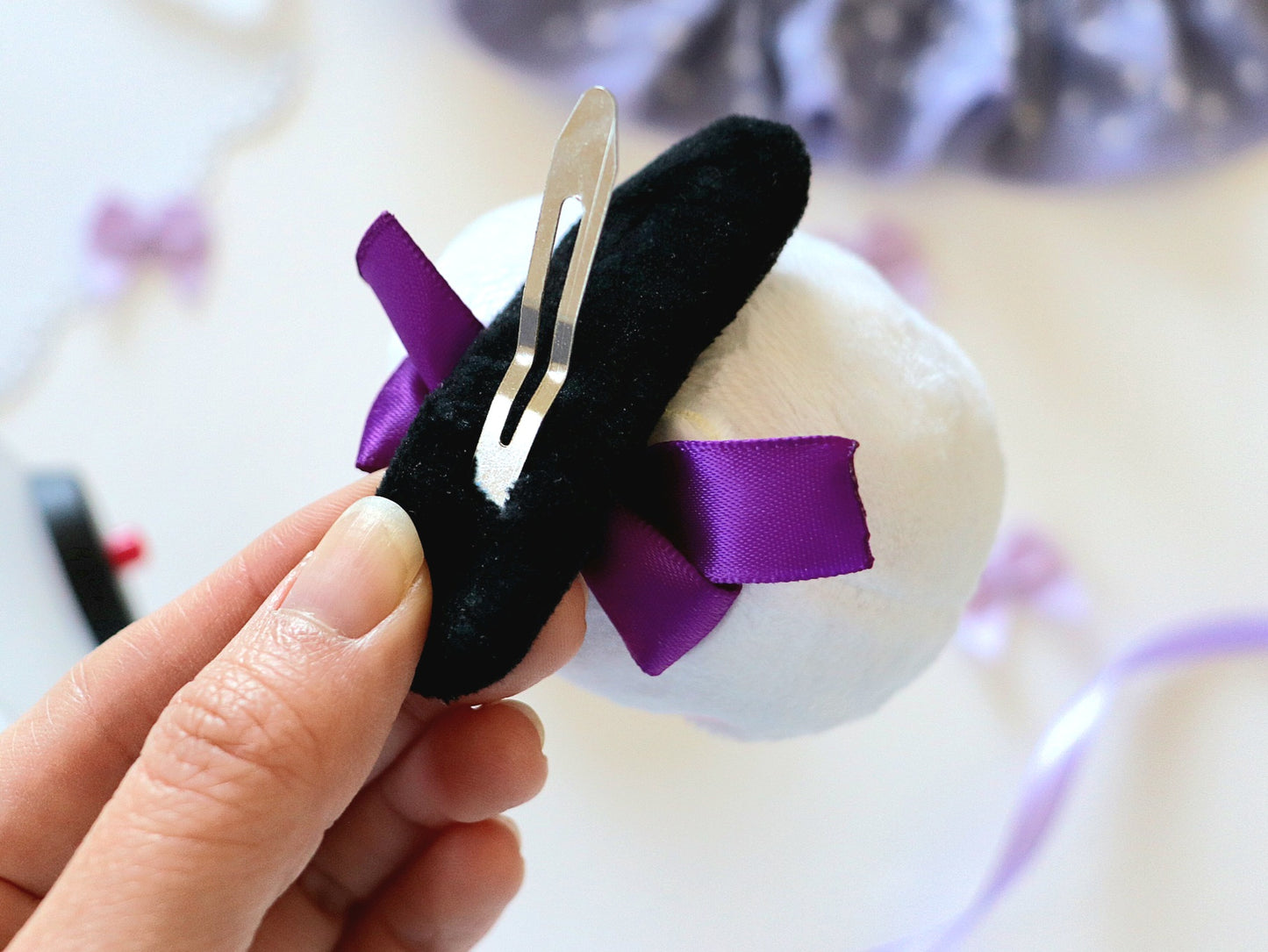 [PRE-ORDER] ARMY Bam Borahae Plush Hair Clip | Est. Ship Date: April - May 2026 (read description)