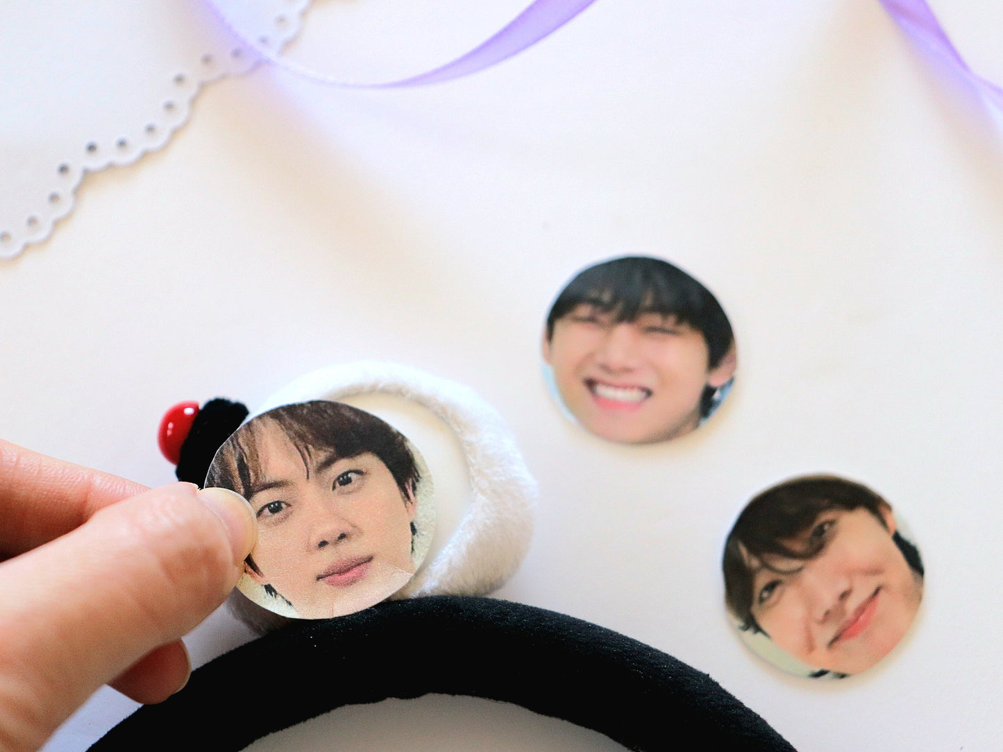 [PRE-ORDER] ARMY Bam Photo Plush Headband | Est. Ship Date: April - May 2026 (read description)