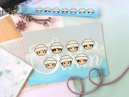 Swim Wrist Strap Lanyard Keychain