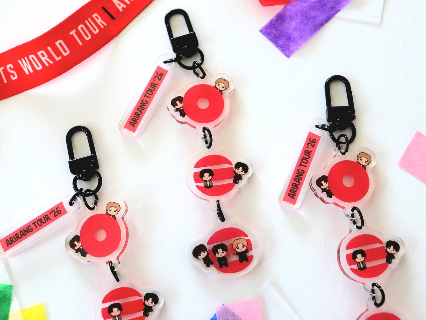 Arirang Tour Memorabilia Link Keychain