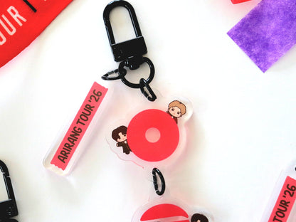 Arirang Tour Memorabilia Link Keychain