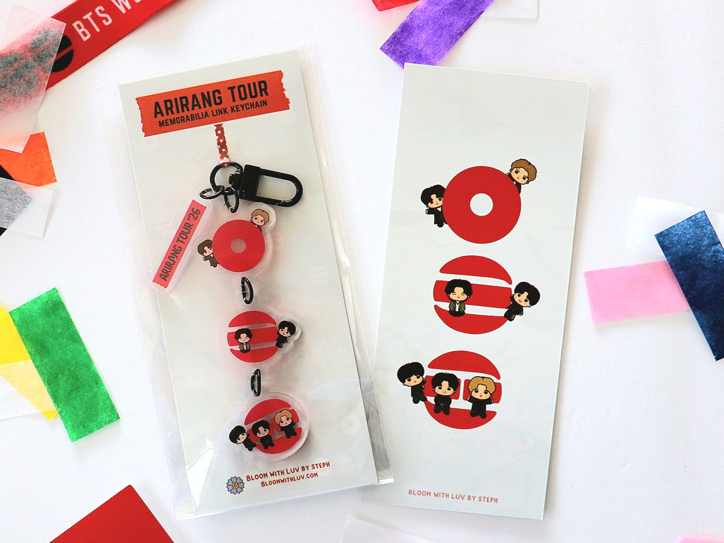 Arirang Tour Memorabilia Link Keychain