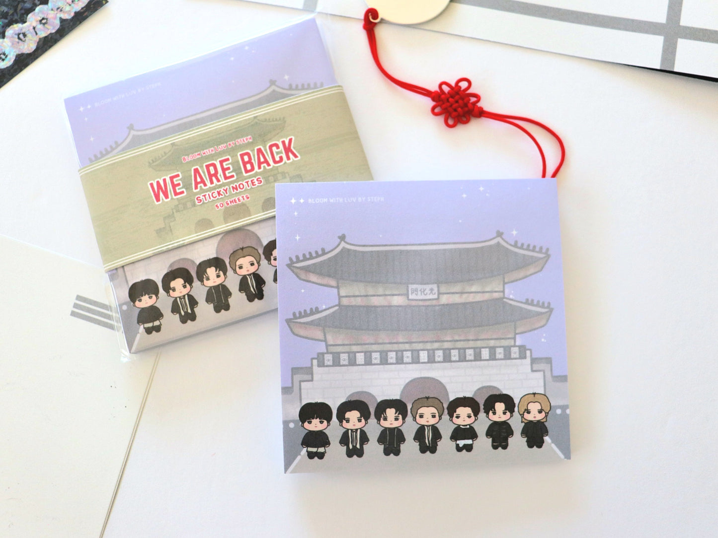We Are Back Sticky Notes Pad