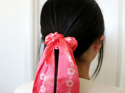 Mugunghwa (Hibiscus) Scrunchie