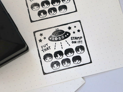 Aliens Affirmation Self-Ink Stamp