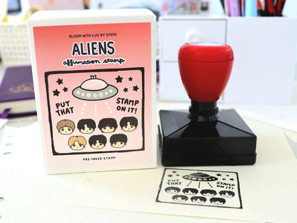 Aliens Affirmation Self-Ink Stamp
