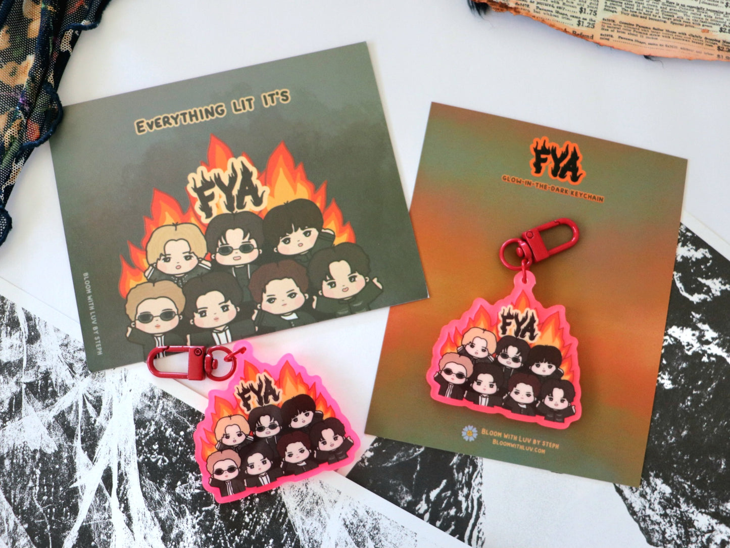 FYA Glow-in-the-Dark Keychain