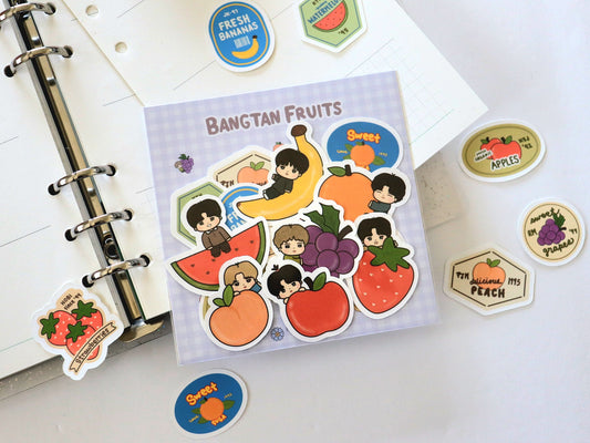 Bangtan Fruits Sticker Pack
