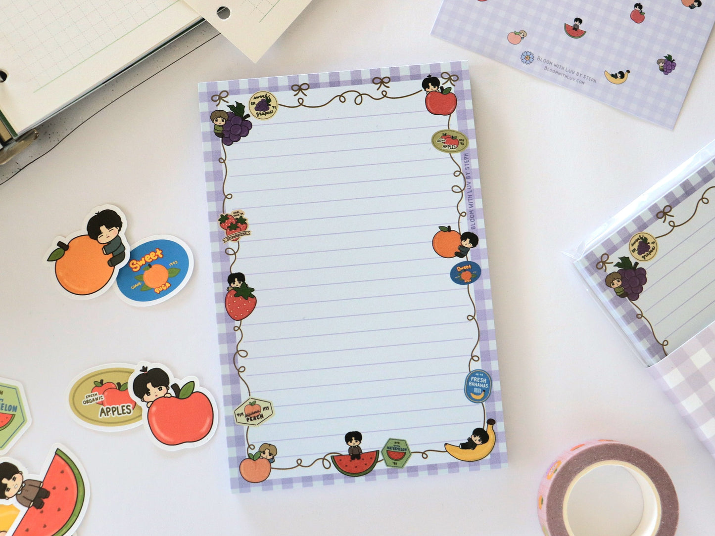 Bangtan Fruits Memo Pad
