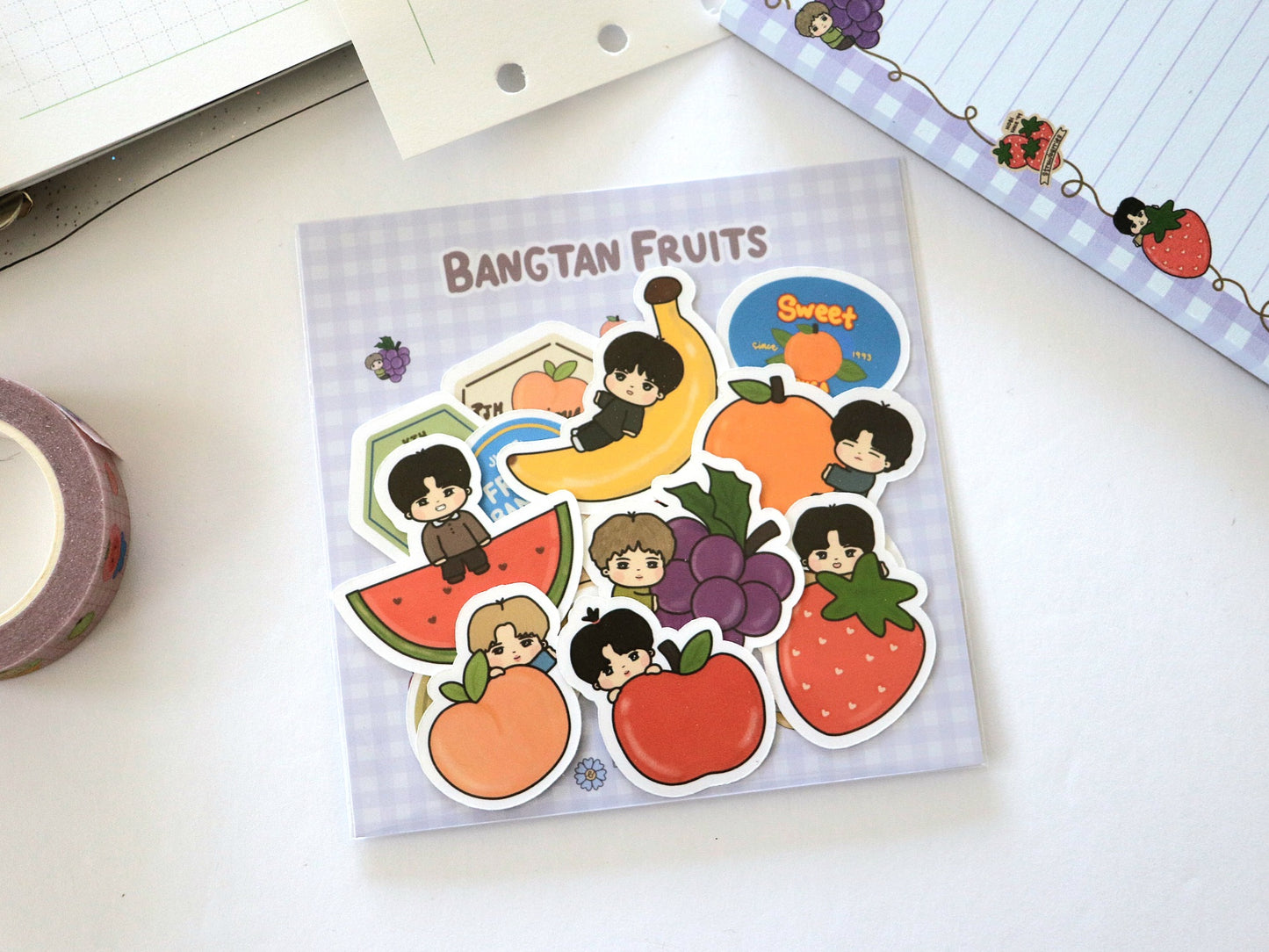 Bangtan Fruits Sticker Pack