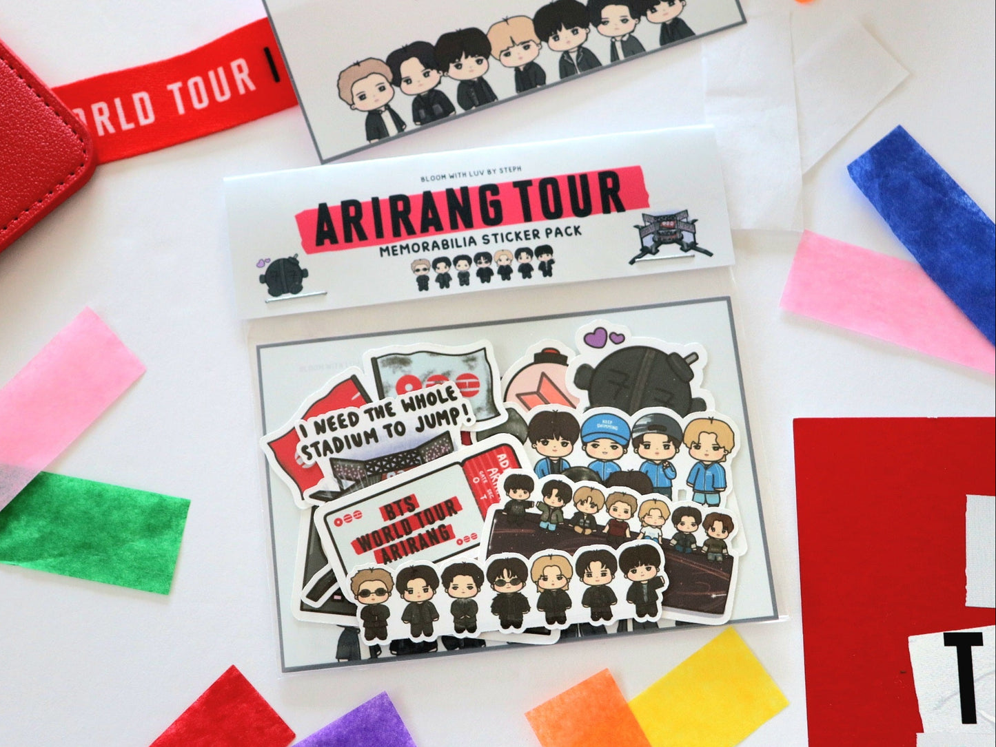 Arirang Tour Memorabilia Sticker Pack