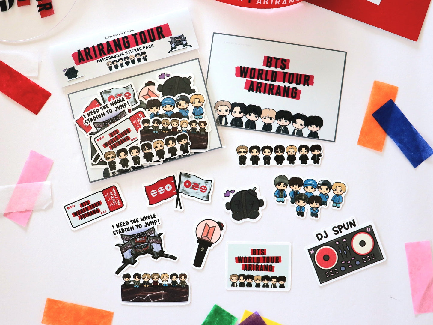 Arirang Tour Memorabilia Sticker Pack