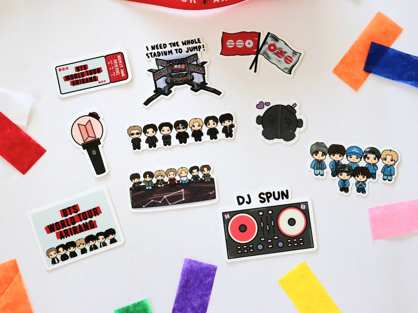 Arirang Tour Memorabilia Sticker Pack