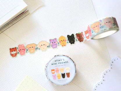 ATINY's Mini Friends Die Cut Washi Tape