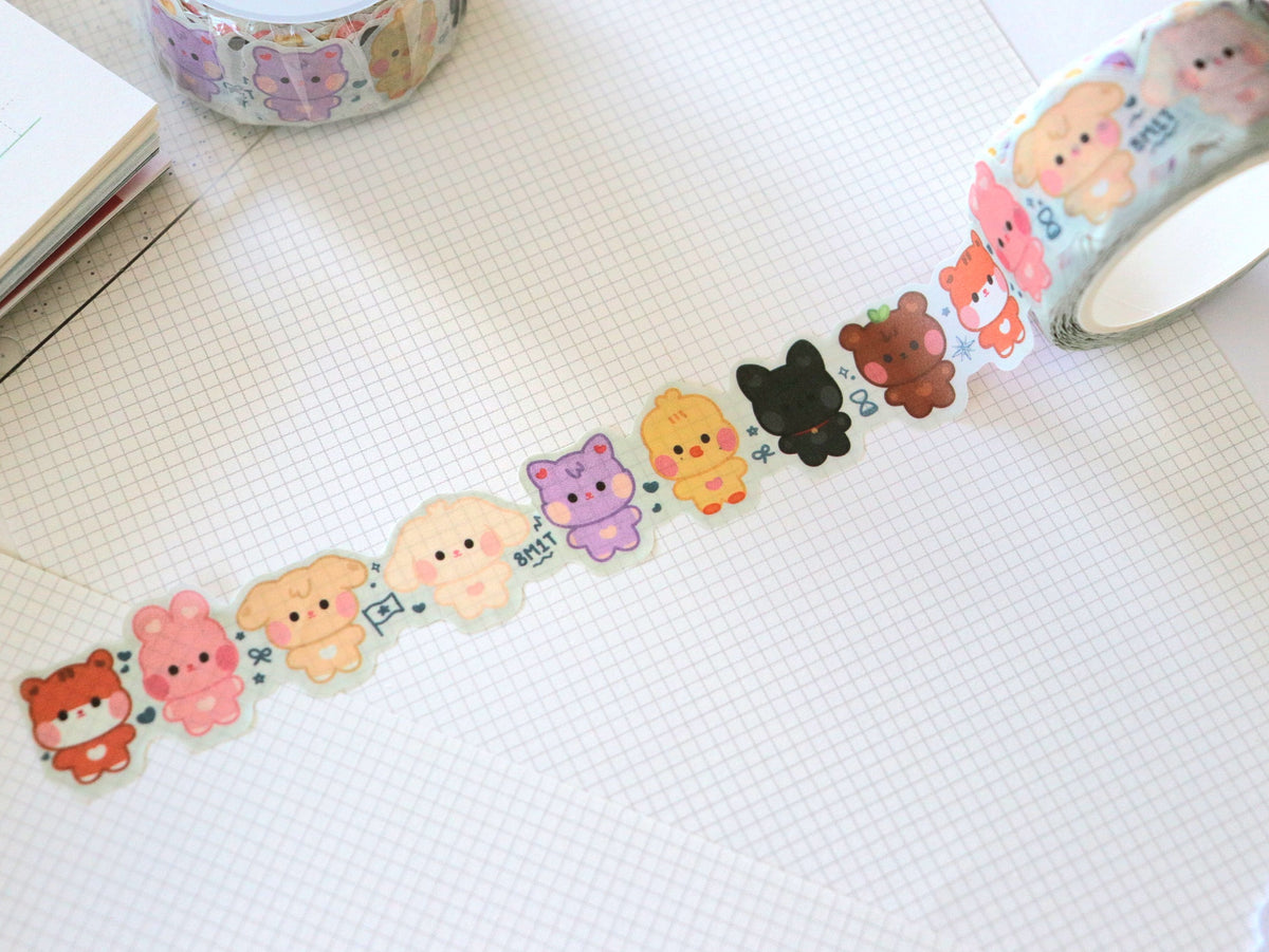 ATINY's Mini Friends Die Cut Washi Tape