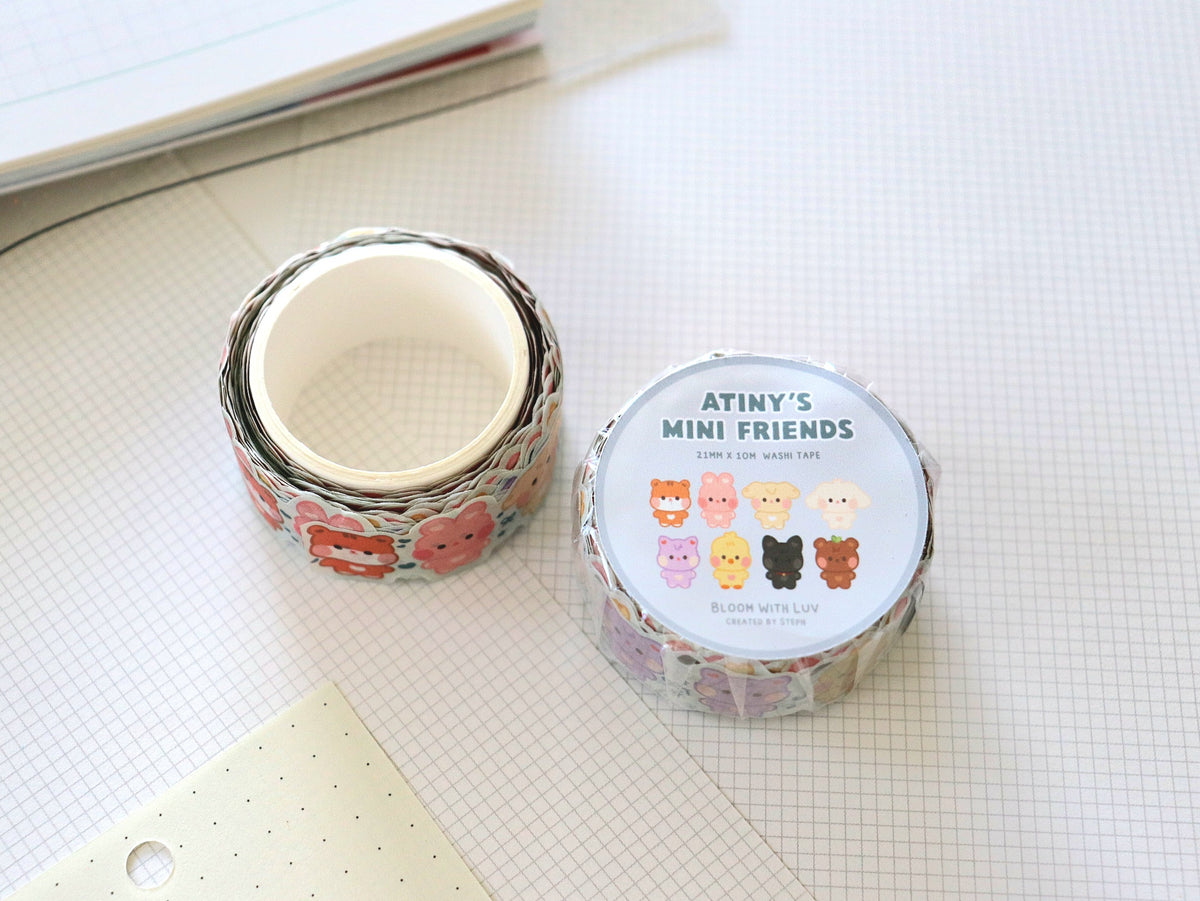 ATINY's Mini Friends Die Cut Washi Tape