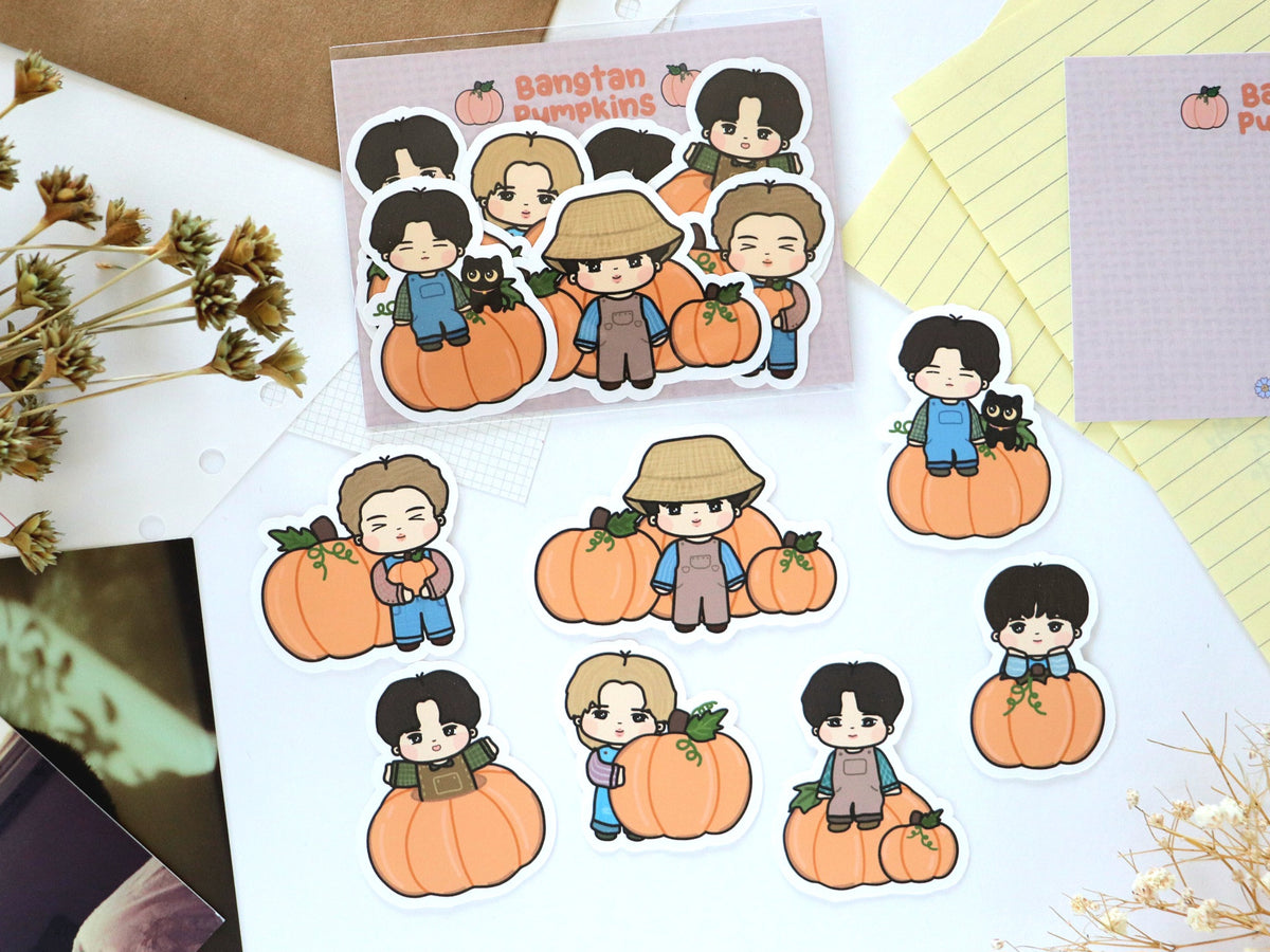 Bangtan Pumpkins Sticker Pack
