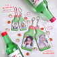 Korean Food Soju and Corn Dog Photocard Holders - Lovely St. Shop x Bloom With Luv Collab