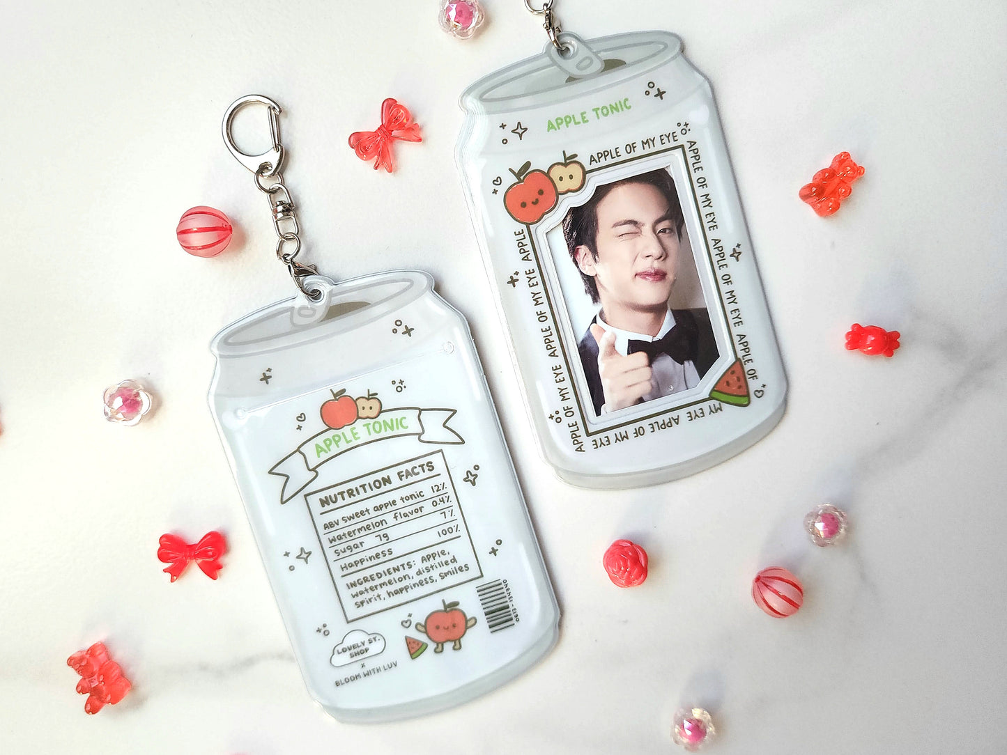 Apple Tonic Drink Photocard Holder - Lovely St. Shop x Bloom With Luv Collab