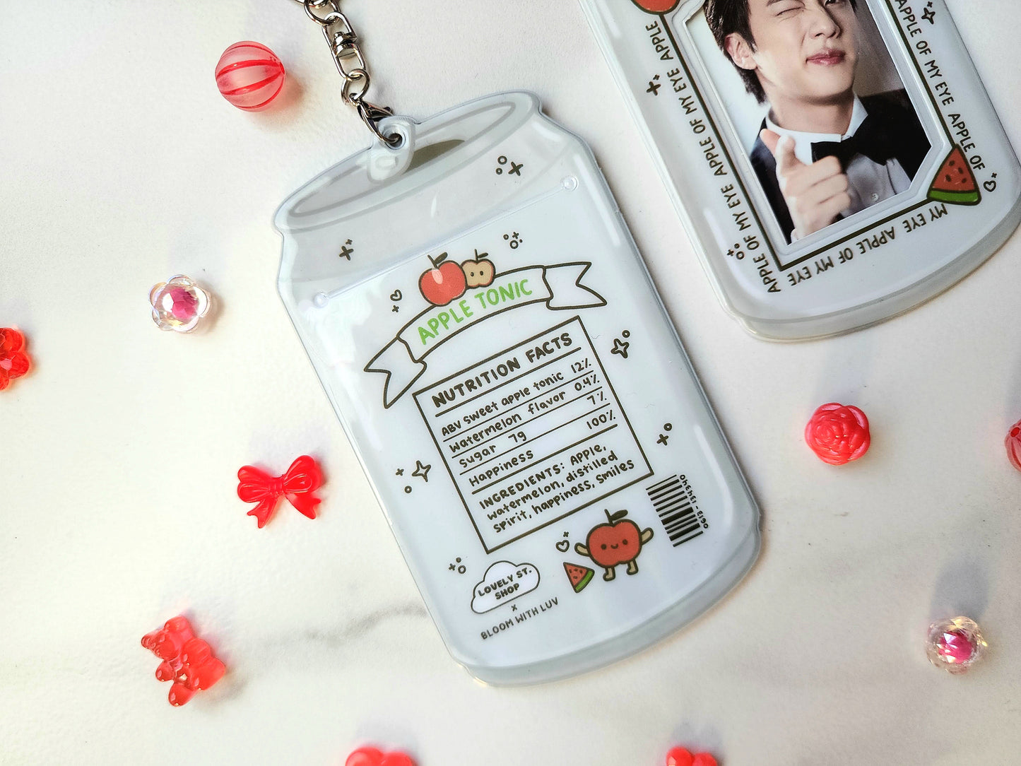 Apple Tonic Drink Photocard Holder - Lovely St. Shop x Bloom With Luv Collab