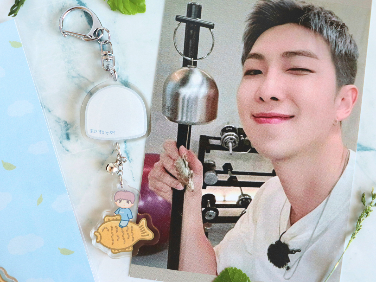 Namjoon's Bungeoppang Fish Windchime Keychain