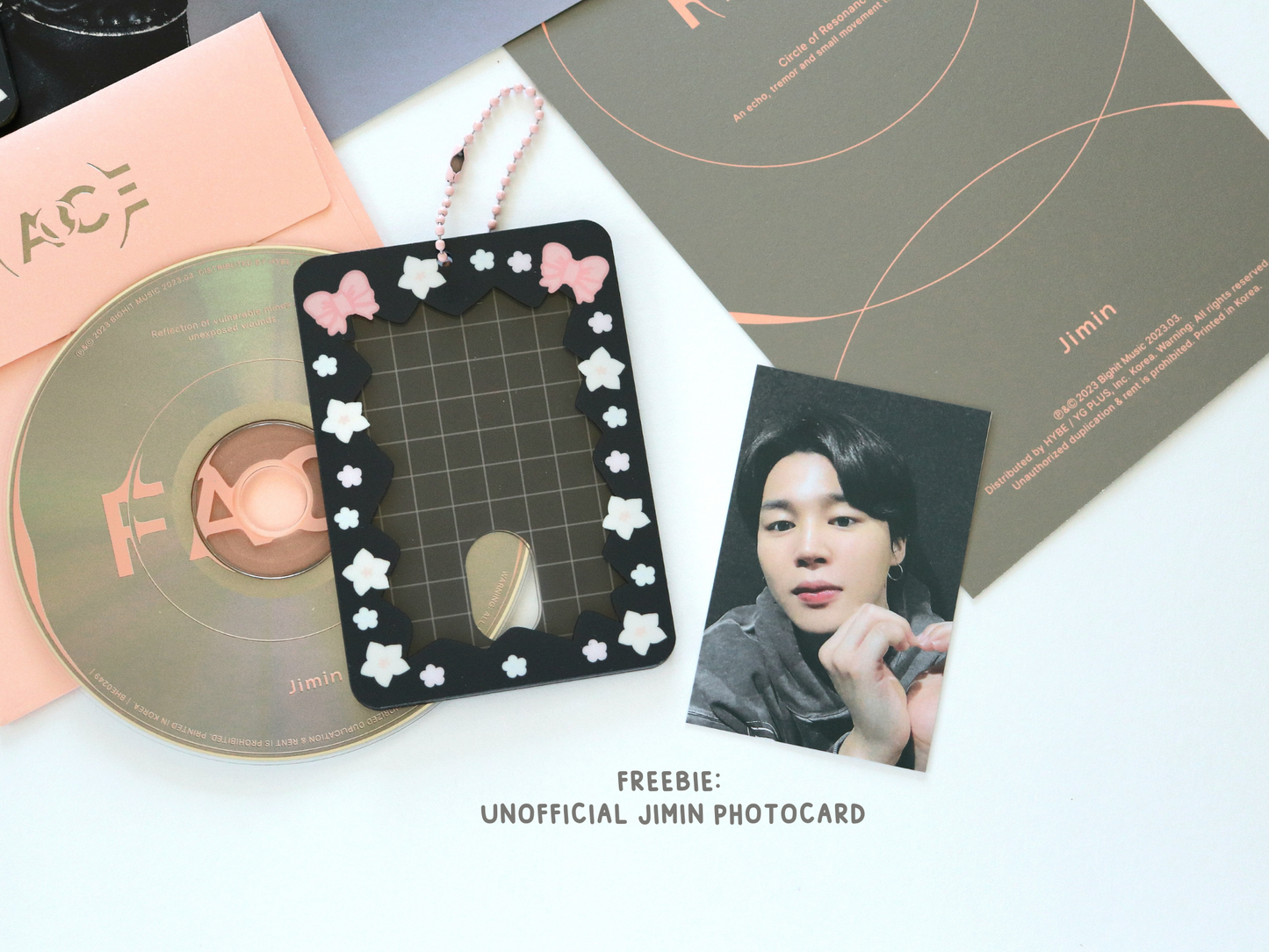 FACE Acrylic Photocard Holder