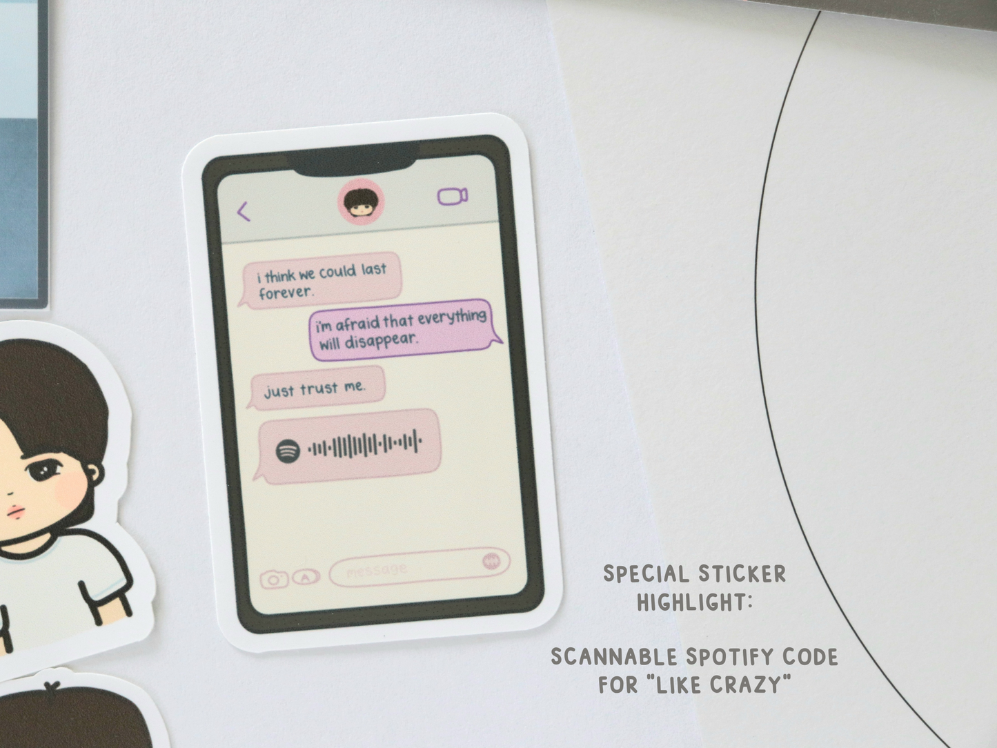 FACE Jimin Sticker Pack