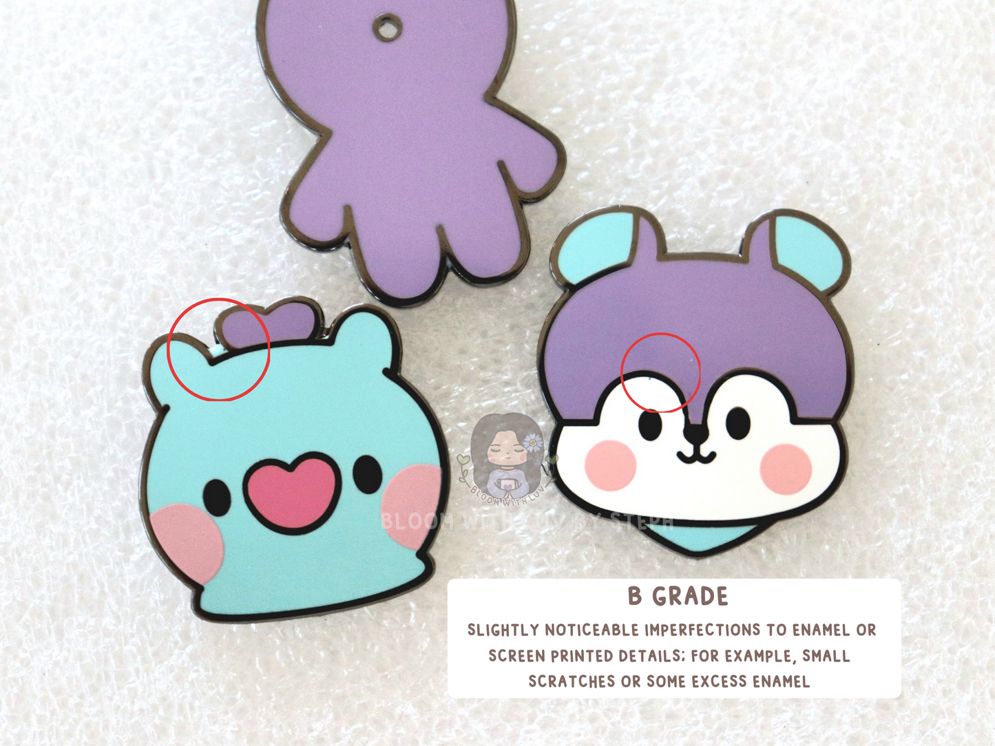 Baby Mang Interchangeable Enamel Pin Set