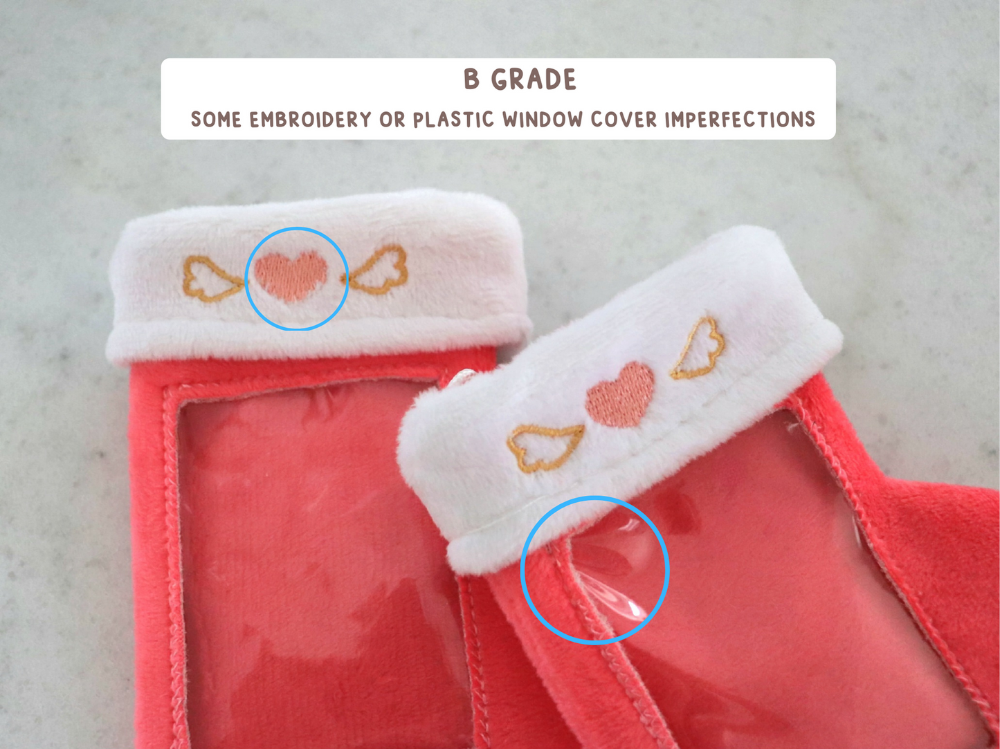 Lovely Angel Stocking Plush Photocard Holder