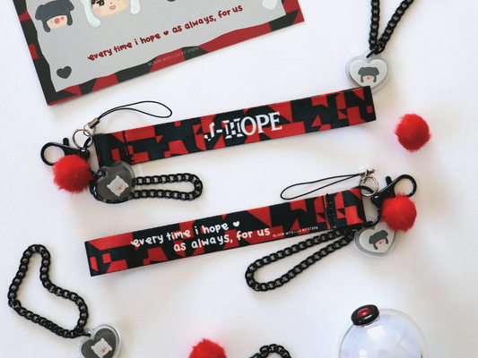 HOPE Wrist Strap Lanyard Keychain