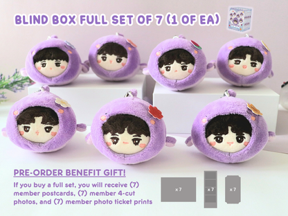 [PRE-ORDER] BoraTannie Whales Plush Keychain Blind Box - Bloom With Luv x Starlust Shop Collab | Est. Ship Date: September 2025