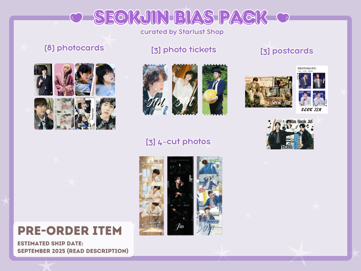[PRE-ORDER] Bangtan Bias Packs - Bloom With Luv x Starlust Shop Collab | Est. Ship Date: September 2025