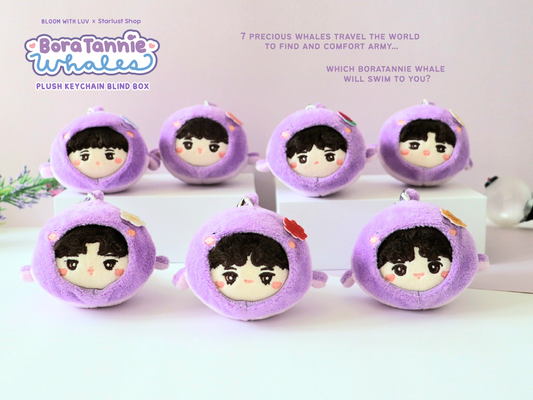 BoraTannie Whales Plush Keychain Blind Box - Bloom With Luv x Starlust Shop Collab