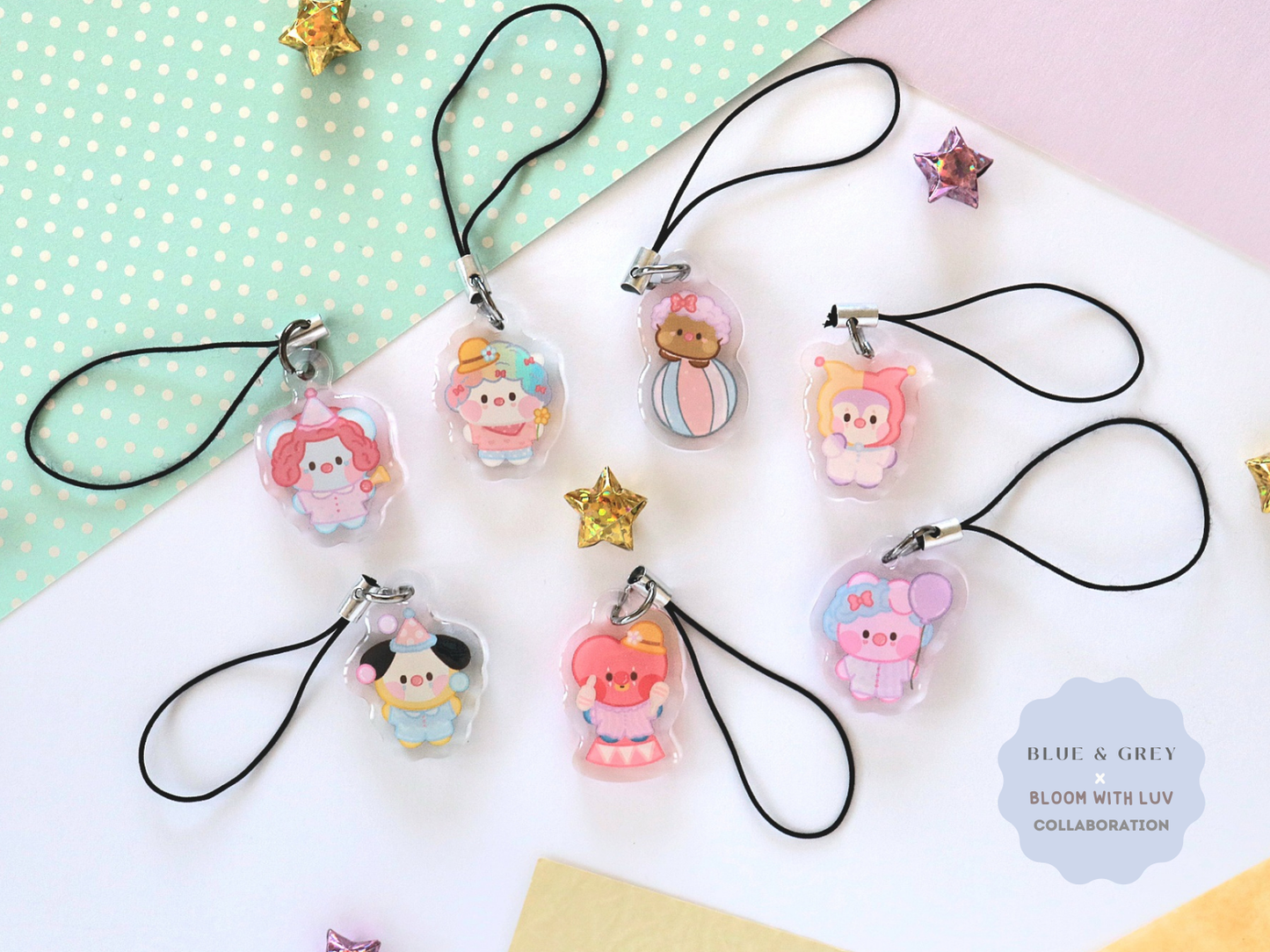 Minini Clowns Mini Charms