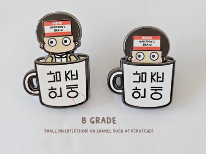 LOST! Namjoon in a Mug Sliding Enamel Pin